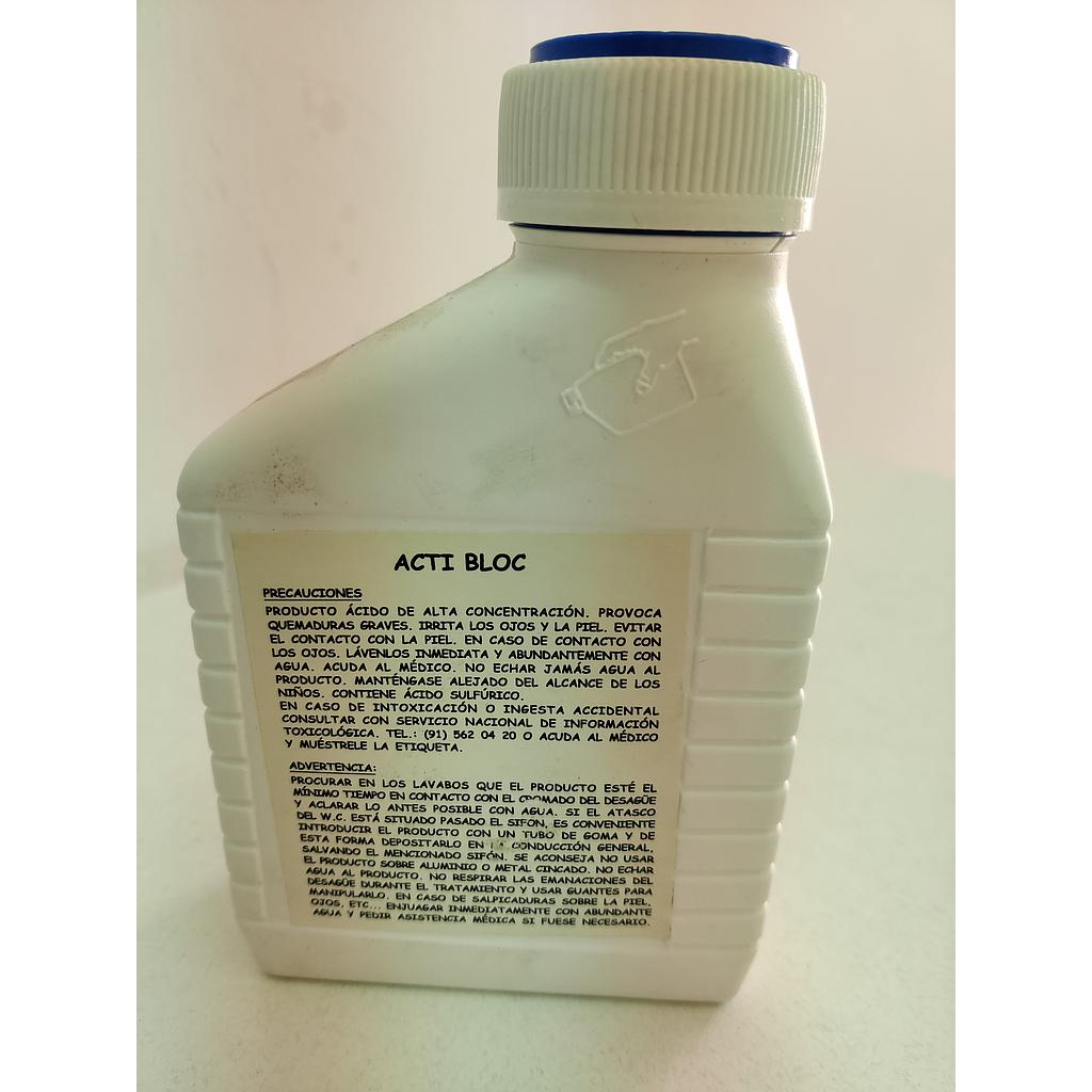 Acti Bloc Desatascador Químico de desagües